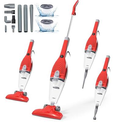 Voweek Cordless Vacuum Cleaner, Lightweight Stick Vacuum Cleaner with  Powerful Suction, Detachable Battery, LED Brush, 1.3L Dust Cup, 4 in 1  Handheld