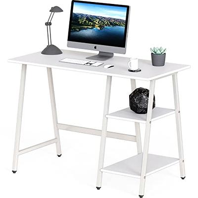 SHW Home Office 32-Inch Computer Desk, White