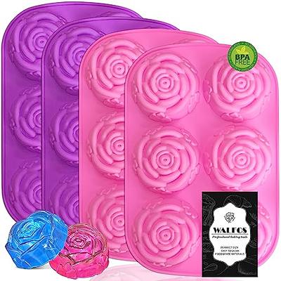 FantasyDay 11 Rose Flower Birthday Cake Mold Silicone Cake Baking  Pan/Silicone Mold for Anniversary Birthday Cake, Loaf, Muffin, Brownie,  Cheesecake