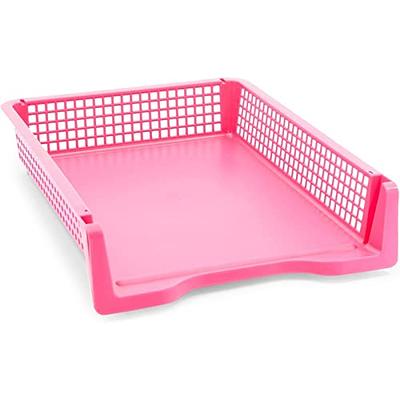 Zhehao 24 Pcs Paper Organizer Basket 13.6 x 10.2 x 3.3 Inch