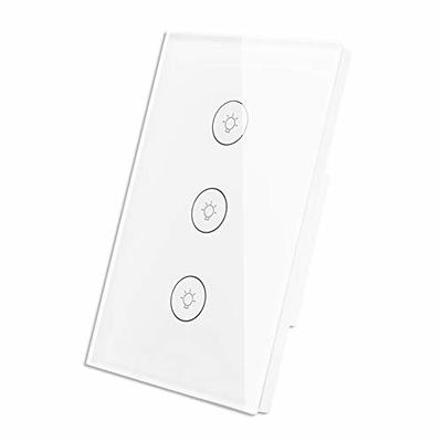 Wifi Smart Wall Touch Light Switch Glass Panel Wireless Remote Control by  Mobile App Anywhere