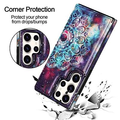Coolden for Samsung S23 Ultra Case Wallet Case Cover with Card