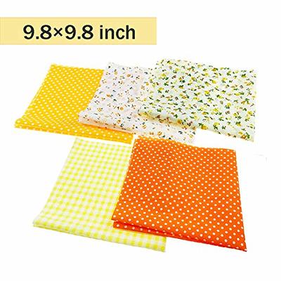 56 Pieces 9.8x 9.8 (25cm x 25cm) Squares Cotton 100% Floral Printed  Sewing Supplies Fabric for Quilting Patchwork, DIY Craft, Scrapbooking Cloth