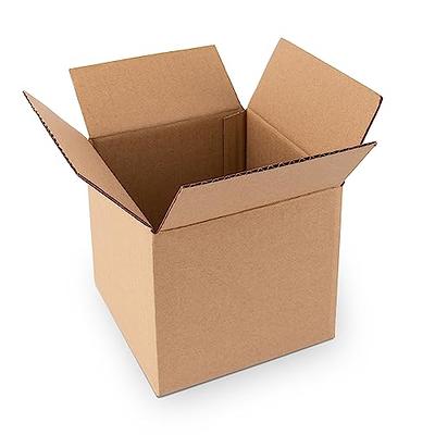 Golden State Art, 9x6x2 Black Shipping Boxes 26 Pack,Corrugated Cardboard  Mailing Box for Small Business, Tab Locking Literature Mailer for Moving