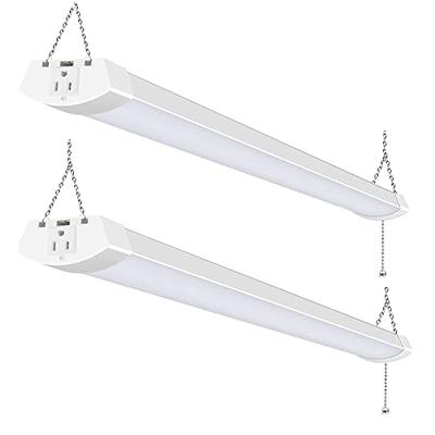 Braun 5500 Lumen, 4 ft. Linkable LED Hanging Shop Light - Yahoo