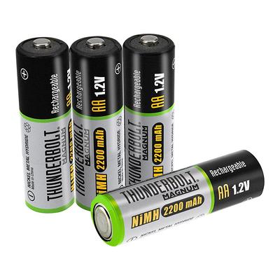 Basics 24-Pack Rechargeable AA NiMH High-Capacity Batteries, 2400  mAh, Recharge up to 400x Times, Pre-Charged