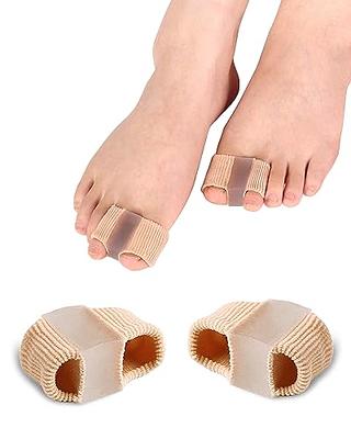 2Pcs(1 Pair)New Protective Toes Separator Soft Gel Straightener Corrector  Bunions Finger Separator Spacers Stretchers