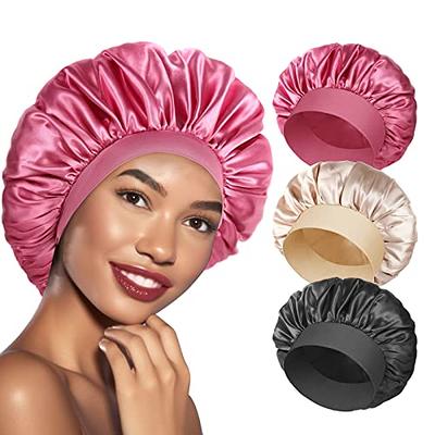 YANIBEST Satin Bonnet Silk Bonnet Hair Bonnet for Sleeping Hair Bonnets for  Women Curly Natural Hair