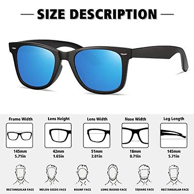 MEETSUN Polarized Sunglasses for Men Classic Retro Sun Glasses for Driving  Fishing 2 Pack Matte Black + Blue Mirrored - Yahoo Shopping