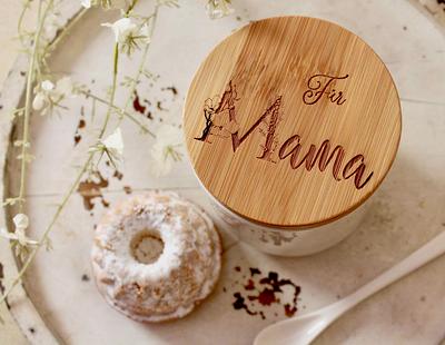 Personalized Christmas Cookie Glass Jar With Airtight Seal Lid