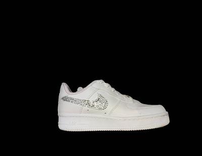 Custom Nike Air Force 1 AF1 Bridal Wedding Shoes Swarovski 