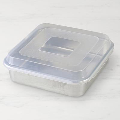 Jiffy-Foil Square Cake Pan with Lid