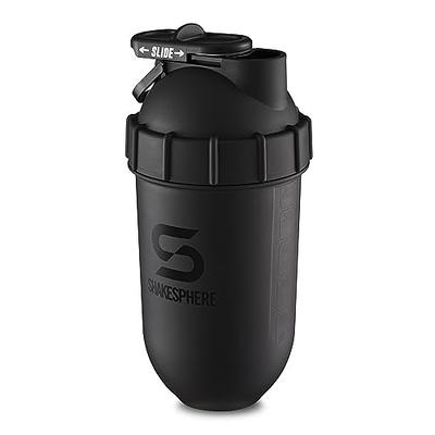 16 OZ Protein Workout Shaker Bottle with Mixer Ball and 2 close