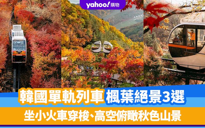 韓國紅葉2023｜單軌列車楓葉絕景3選！坐小火車穿梭首爾近郊和談林、仁川華蓋山、光州無等山 高空俯瞰秋色山景