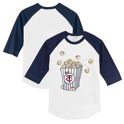 Lids Atlanta Braves Tiny Turnip Toddler Sugar Skull Raglan 3/4