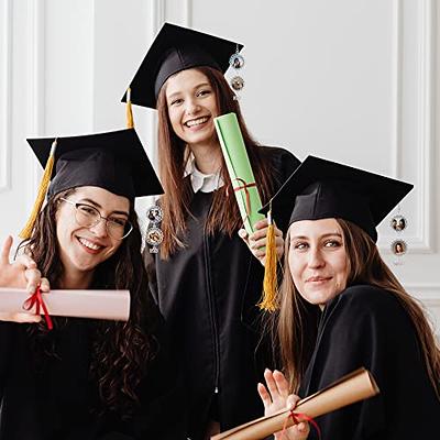 Unisex Matte Graduation Cap with Graduation Tassel Charm 2024/2023