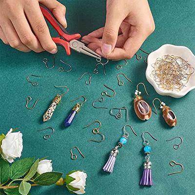 WEWAYSMILE 100 Pcs Earring Hooks for Jewelry Making