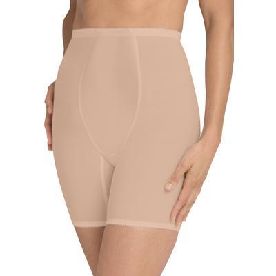 Rago Shapewear Extra Firm High Waist Beige Leg Shaper Size 28/Medium