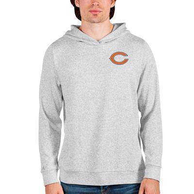 Men's Antigua White Chicago Bears Victory Chenille Pullover Sweatshirt Size: Small