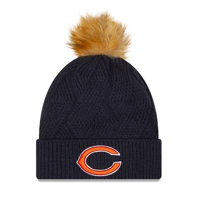 Men's New Era Navy Chicago Bears Repeat Cuffed Knit Hat with Pom