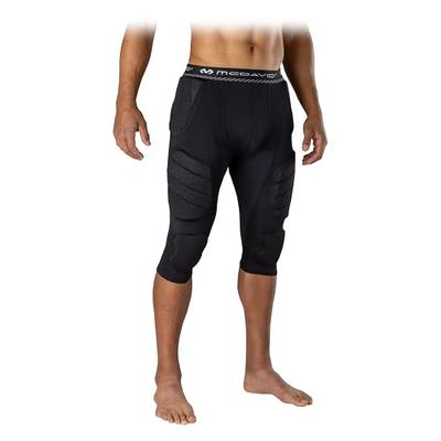  Basketball Padded Compression Shorts Girdle 3 HEX Pads  Padding Hips And Tailbone Protection Cup Pocket