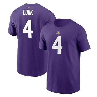 Justin Jefferson Minnesota Vikings Nike Name & Number T-Shirt - Purple