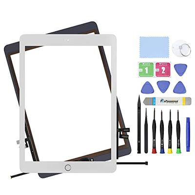  Touch Screen Digitizer for iPad 7 2019 7th Gen 10.2 A2197  A2198 A2200 Front Glass Replacement with Pre-Installed Adhesive (Without  Home Button,not Include LCD) + Tools (Black) : Electronics