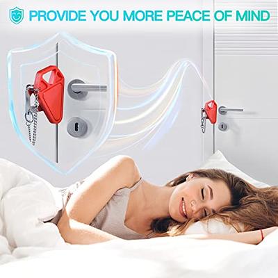 Portable Door Lock Home Security Hotel Door Locks for Travelers Door Safety  Locks from Inside Bedroom Apartment Security Travel Gifts Essentials