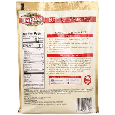 Idahoan Four Cheese Mashed Potatoes Family Size, 8 oz Pouch 