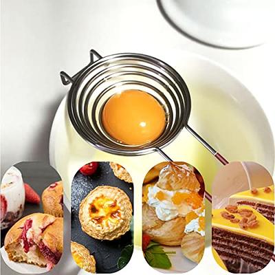 Egg Separator Gadget Egg Yolk White Separator Holder Sieve Funny