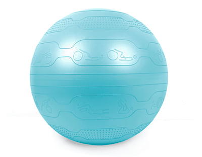 Athletic Works 55cm Yoga Ball, Anti-Burst, Exercises Poses Embossed - Yahoo  Shopping