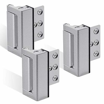 GreaTalent 3Pack Home Security Door Reinforcement Lock, Childproof Door Lock  Defender, High Security to Home Prevent, Aluminum Construction Finish (3) -  Yahoo Shopping