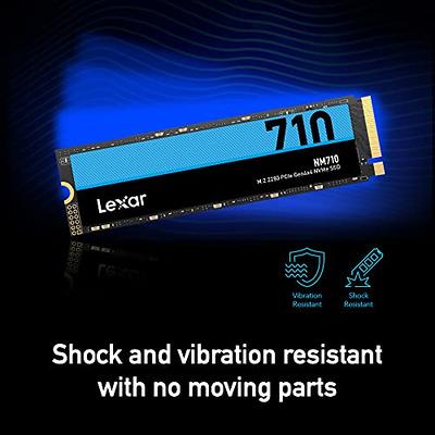 Lexar NM710 SSD 2TB PCIe Gen4 NVMe M.2 2280 Internal Solid State