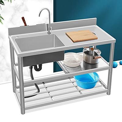 Metal Kitchen Sink Base Cabinet Restaurant Kitchen Cabinet with