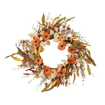 22 Illuminated Eucalyptus, Pine and Berry Wreath by Lauren McBride 