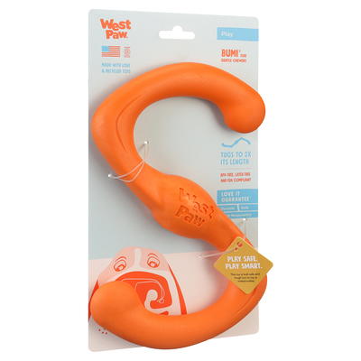 West Paw Dog Toy: Rumpus Tangerine / Medium