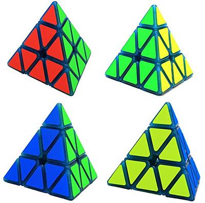 TANCH Blue Fluorescent Speed Cube 3x3x3 Glow in The Dark Luminous Magic  Cube Puzzle Toy