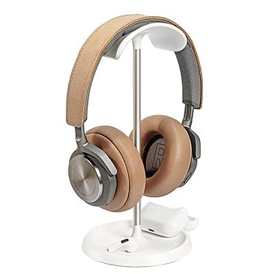 Headphone Stand Curved Headset Stand with Storage Tray Heavy