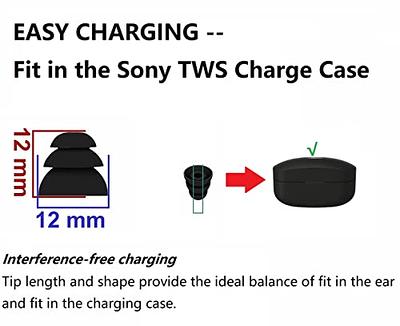 Eartips Compatible with Sony WF-1000XM4 Earbuds, S/M/L 3 Pairs Soft  Silicone Ear Tips Earbuds Tips, Compatible with Sony WF-1000XM4 Silicon  Tips XM4 3