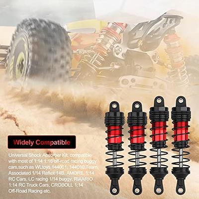 4PCS RC Cars Shock Absorber Set Compatible with 1/14 WLtoys 144001