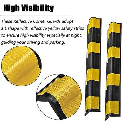 Reflective Corner Guard Wall Corner Protector, Parking Garages Safety  Bumpers Strips Edge Trim Columns, for Wall Protection and Decoration (Size  