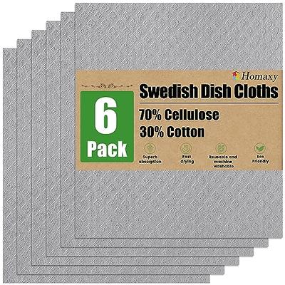 JEFFSUN Bamboo Dish Towels for Kitchen, Oil Resistant Dish Cloths for  Washing and Drying Dishes, 12 Pack Widely Use White Kitchen Towels, 10x14  inch