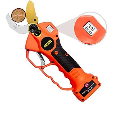 Pruning Shear Battery Powered, Kebtek Electric Cordless Pruner Heavy Duty  Electric Branch Cutter with 2PCS Backup Lithium Battery 2000mAh 6-8H  Working Time, 25mm (0.98 Inch) Cutting Diameter - Yahoo Shopping