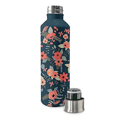 Triple Insulated Stainless Steel Water Bottle (Set of 2) 17 Ounce, Sleek Insulated Water Bottles, Keeps Hot and Cold, 100% Leakproof Lids, Sweat Proof