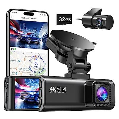 SUVCON Dash Cam, 3 Channel Dash Cam, 1080P Dash Cam Front and Inside,  Triple Dash Cam, Dash Camera with 32GB Card, HDR, G-Sensor, 24Hr Parking,  Loop