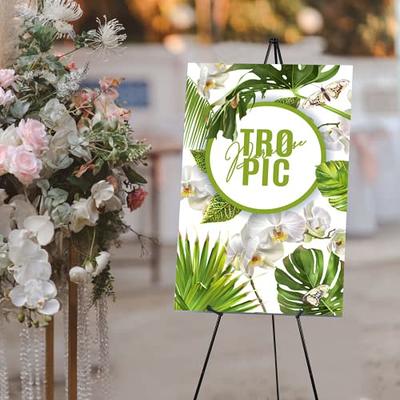 65'' Easel Stand for Wedding Sign Pack Portable & Collapsable