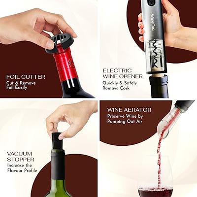 Automatic Wine Opener Electric Corkscrew Wine Openers for Beer with Foil  Cutter Kitchen Bar Can Opener Gadgets Bottle