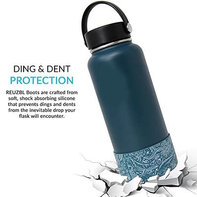 REUZBL Protective Silicone Bottle Boot for Wide Mouth Hydro Flask
