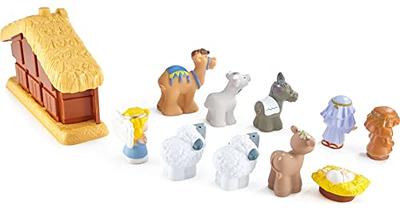 Buy BibleToys Nativity Set - Christmas Story Manger Scene, 18 Pieces With  Birth of Baby Jesus Mini-Storybook (in English & Spanish), Little Animals &  Figures Indoor Playset, Children Ages 3 And Up