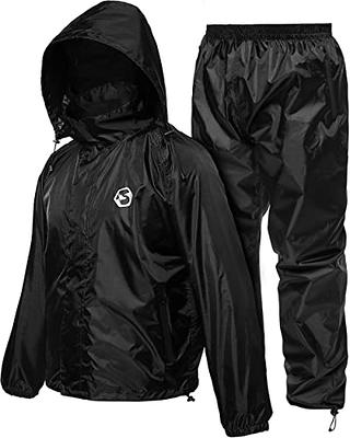 Foxelli Rain Suit for Men and Women - Waterproof Rain Gear with Hood for  Motorcycle, Golf, Fishing, Lightweight Rainwear - Yahoo Shopping